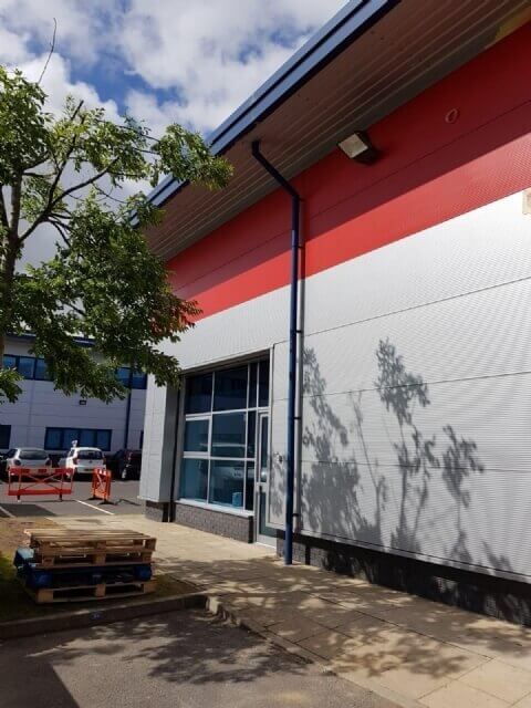 Cladding spraying Malton